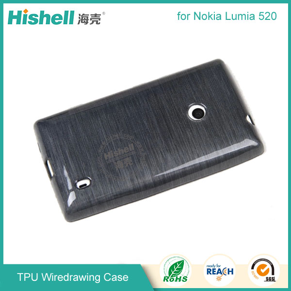 TPU Wiredrawing Case for Nokia 520