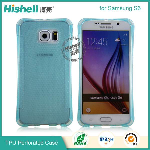 TPU Cellular Perforated Phone Case for Samsung S6