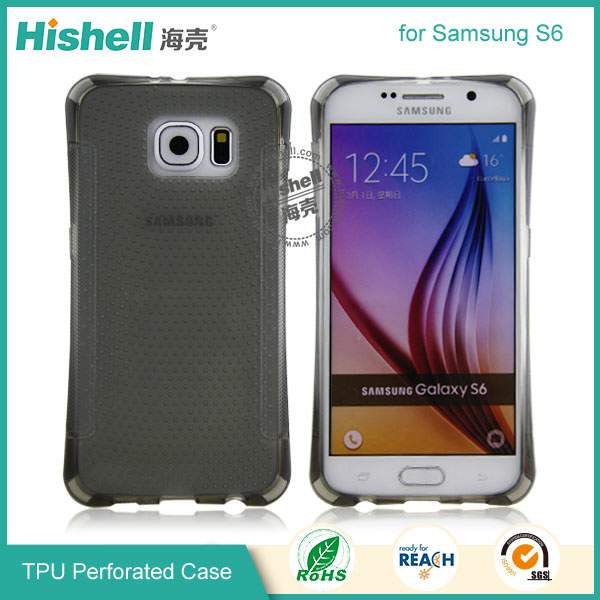 TPU Cellular Perforated Phone Case for Samsung S6