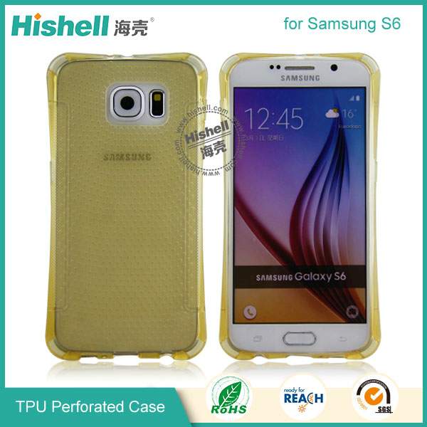 TPU Cellular Perforated Phone Case for Samsung S6