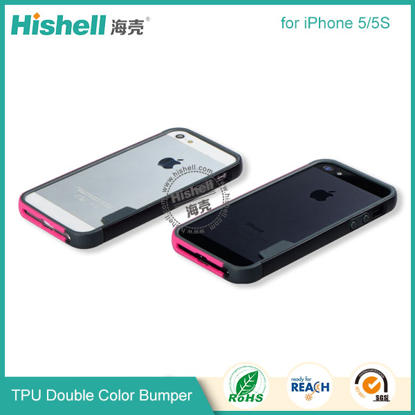 New arrvial TPU Double Color Bumper for iPhone 5/5S