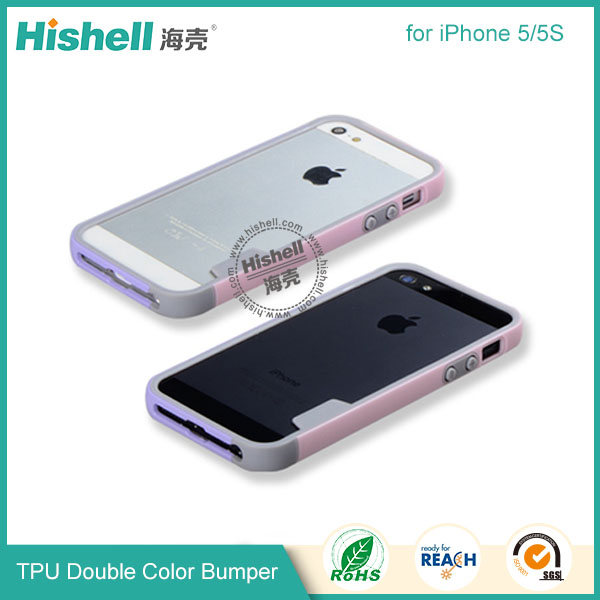 New arrvial TPU Double Color Bumper for iPhone 5/5S