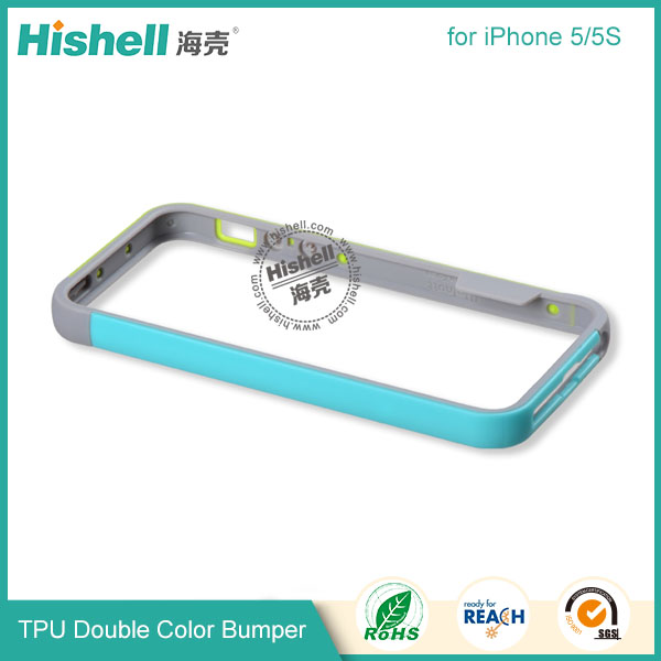 New arrvial TPU Double Color Bumper for iPhone 5/5S