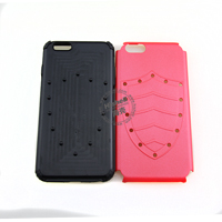 PC and TPU Shield Type Combo Mobile Phone Case for iPhone 6 Plus