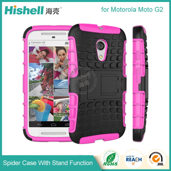 Spider Case With Stand Function for Moto G2