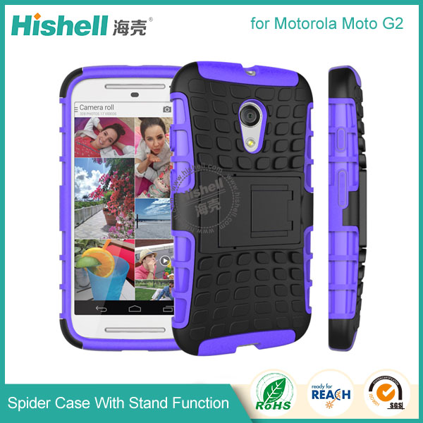 Spider Case With Stand Function for Moto G2