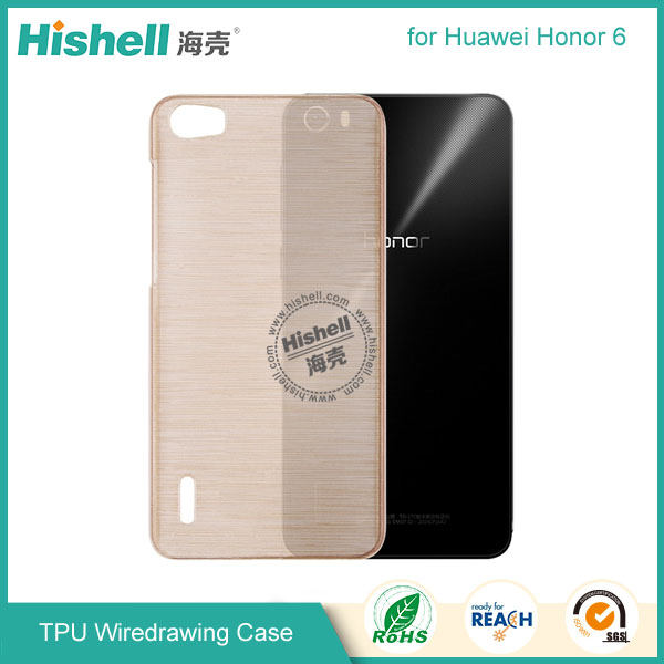 TPU Wiredrawing Phone Case for Huawei Honor 6