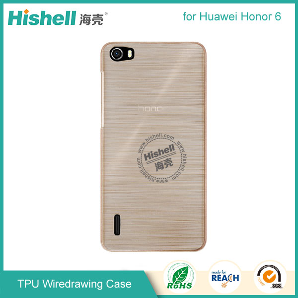 TPU Wiredrawing Phone Case for Huawei Honor 6