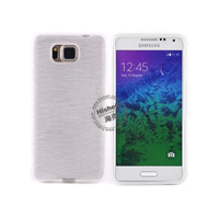 TPU Wiredrawing Phone Case for Samsung Galaxy Alpha/G8508