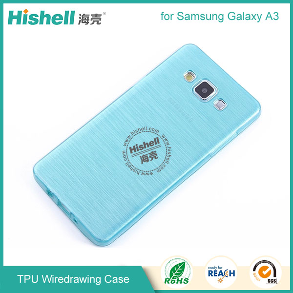 TPU Wiredrawing Phone Case for Samsung Galaxy A3