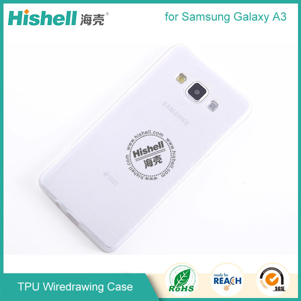 TPU Wiredrawing Phone Case for Samsung Galaxy A3
