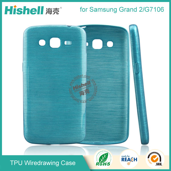 TPU Wiredrawing Phone Case for Samsung Grand 2/G7106