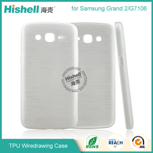 TPU Wiredrawing Phone Case for Samsung Grand 2/G7106