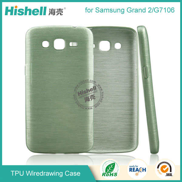 TPU Wiredrawing Phone Case for Samsung Grand 2/G7106