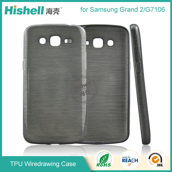 TPU Wiredrawing Phone Case for Samsung Grand 2/G7106