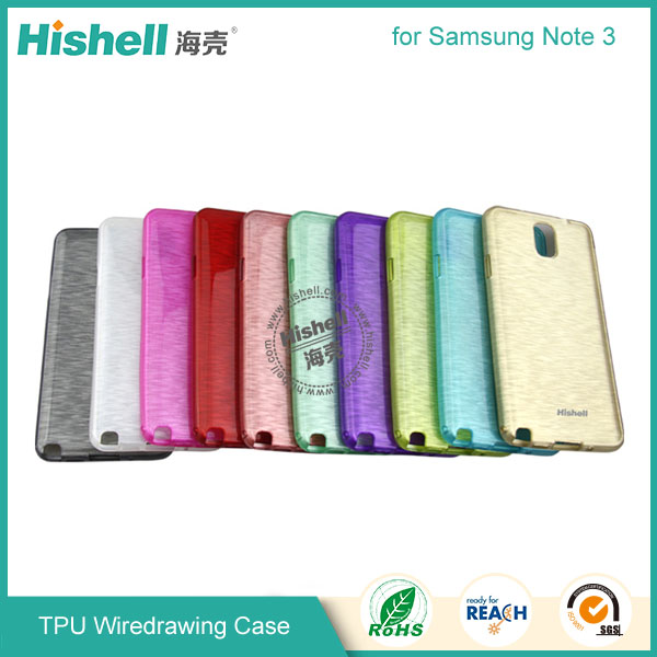 TPU Wiredrawing Phone Case for Samsung Grand Note 3