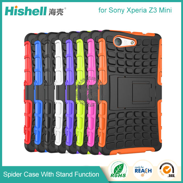 Spider Case With Stand Function for Sony Z3 mini