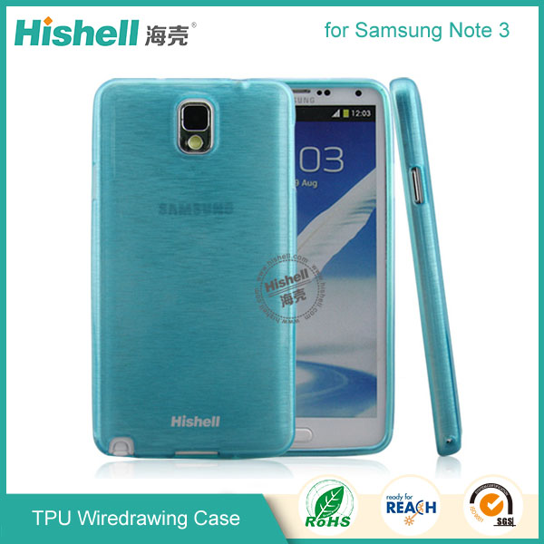 TPU Wiredrawing Phone Case for Samsung Grand Note 3
