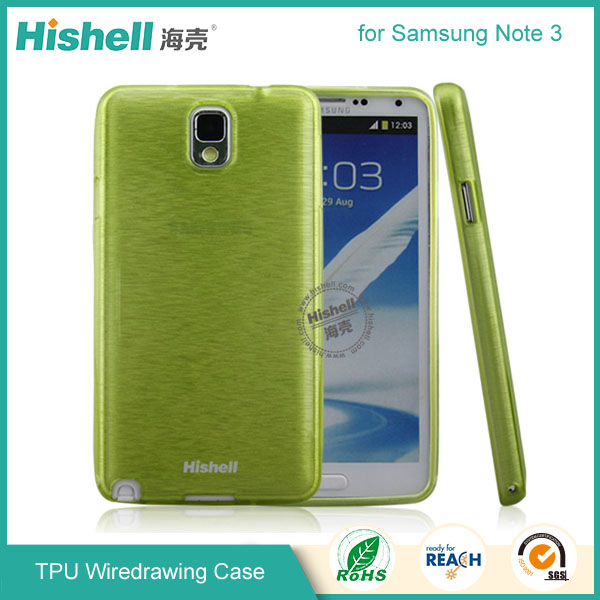 TPU Wiredrawing Phone Case for Samsung Grand Note 3