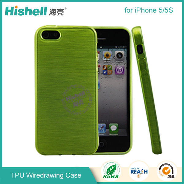 TPU Wiredrawing Phone Case for iPhone 5/5S