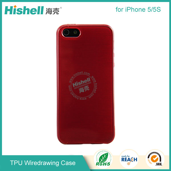 TPU Wiredrawing Phone Case for iPhone 5/5S