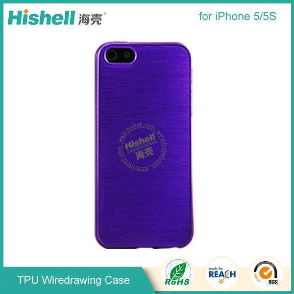 TPU Wiredrawing Phone Case for iPhone 5/5S