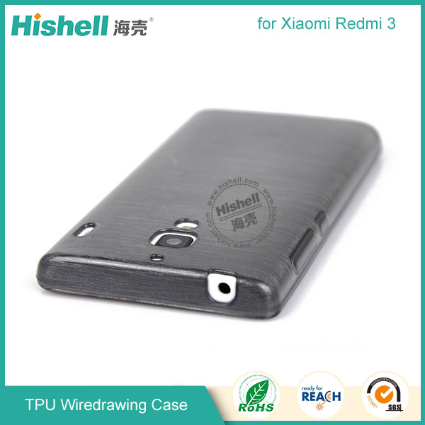 TPU Wiredrawing Phone Case for Xiaomi Redmi 3