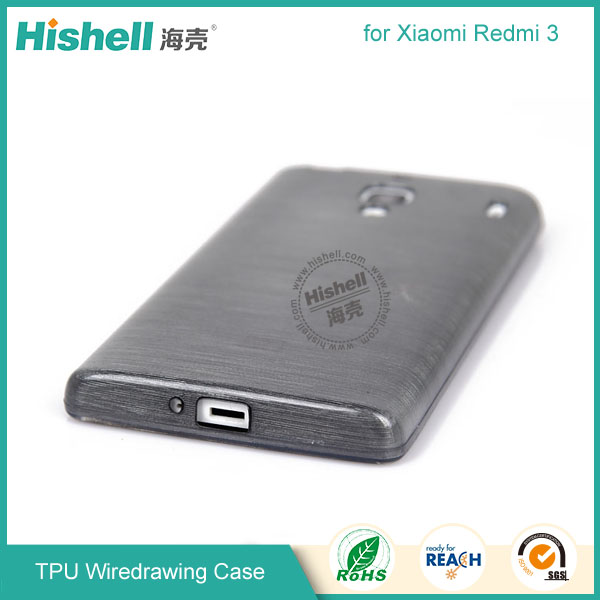 TPU Wiredrawing Phone Case for Xiaomi Redmi 3