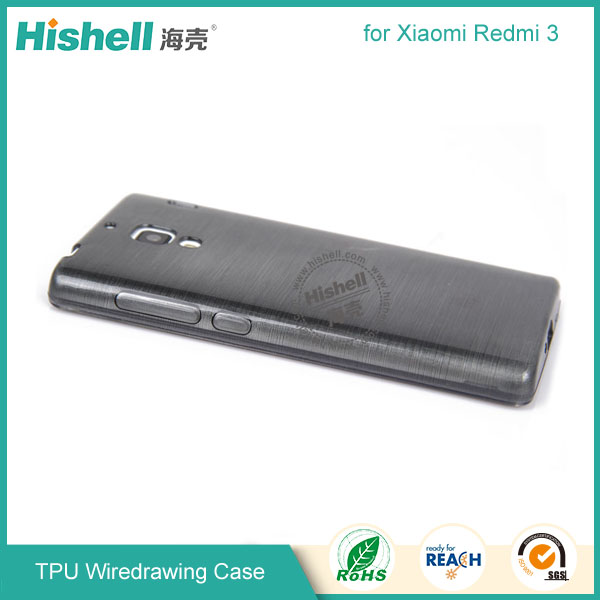 TPU Wiredrawing Phone Case for Xiaomi Redmi 3