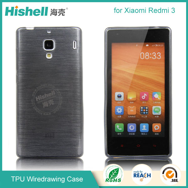 TPU Wiredrawing Phone Case for Xiaomi Redmi 3