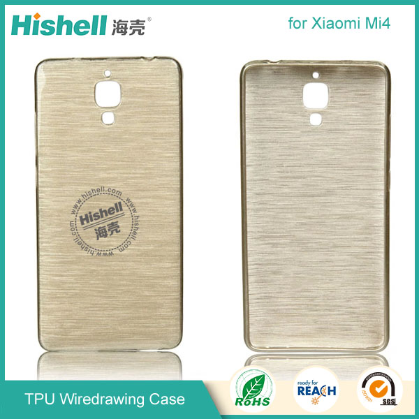 TPU Wiredrawing Phone Case for Xiaomi Mi4