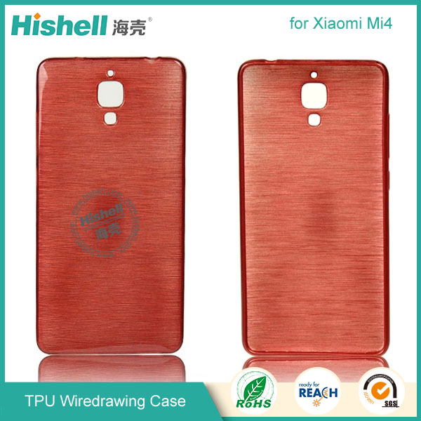 TPU Wiredrawing Phone Case for Xiaomi Mi4