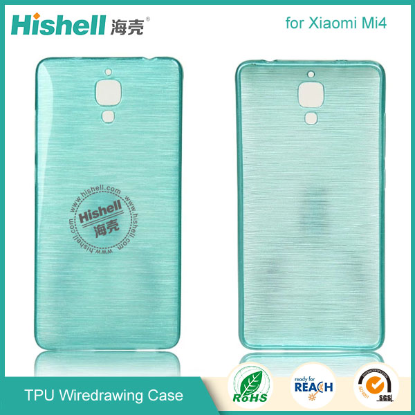 TPU Wiredrawing Phone Case for Xiaomi Mi4