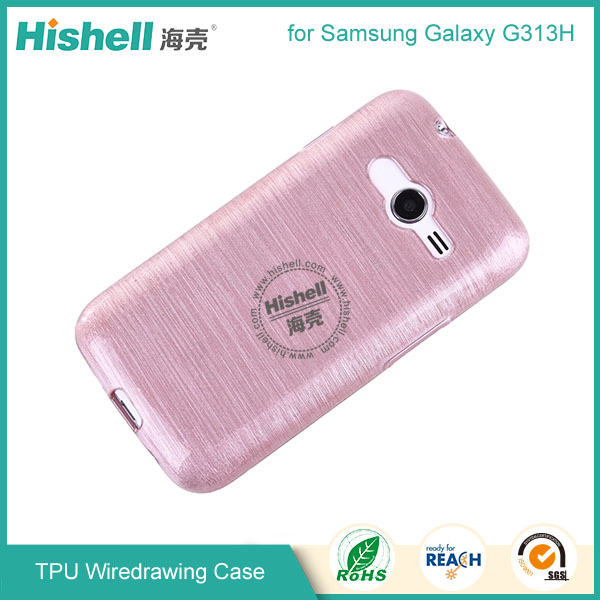 TPU Wiredrawing Phone Case for Samsung Galaxy G313H