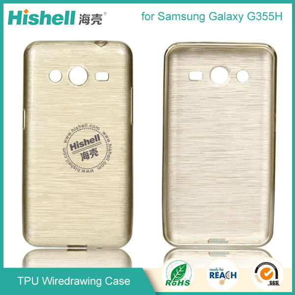 TPU Wiredrawing Phone Case for Samsung Galaxy G355H/Core 2