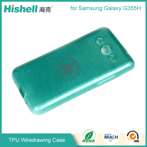 TPU Wiredrawing Phone Case for Samsung Galaxy G355H/Core 2