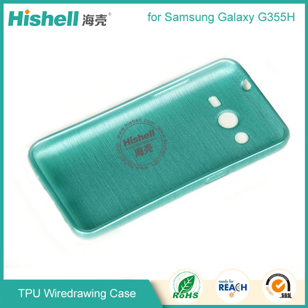 TPU Wiredrawing Phone Case for Samsung Galaxy G355H/Core 2