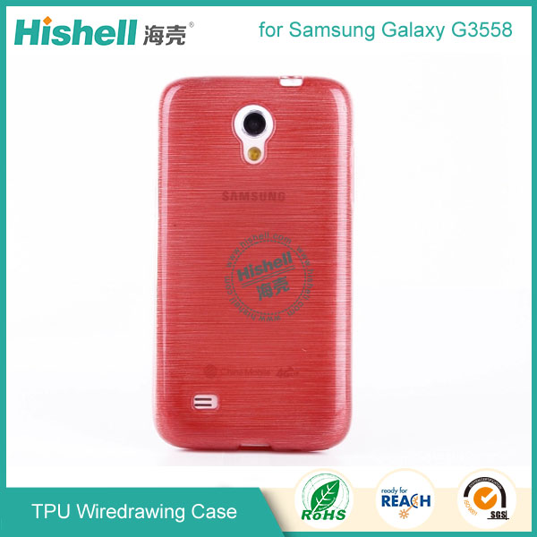 TPU Wiredrawing Phone Case for Samsung G3558