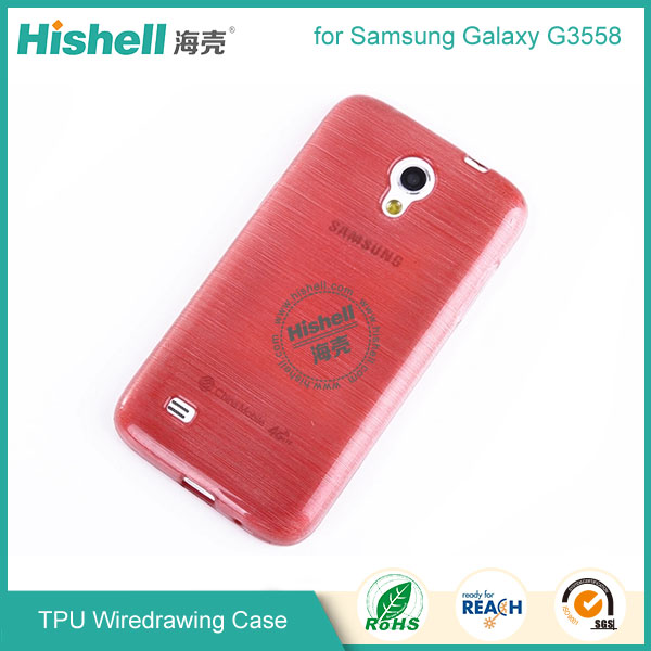 TPU Wiredrawing Phone Case for Samsung G3558