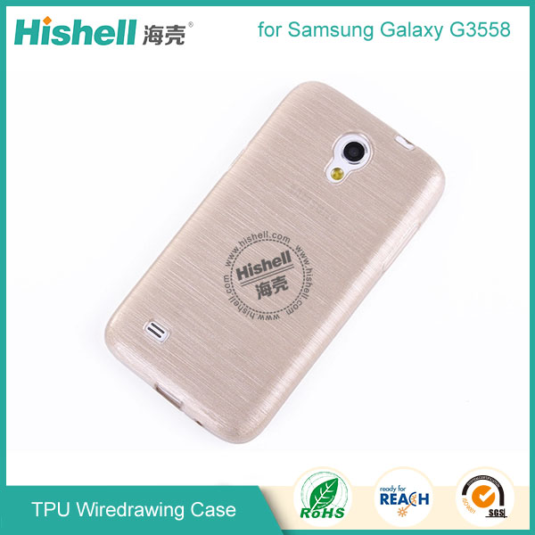 TPU Wiredrawing Phone Case for Samsung G3558