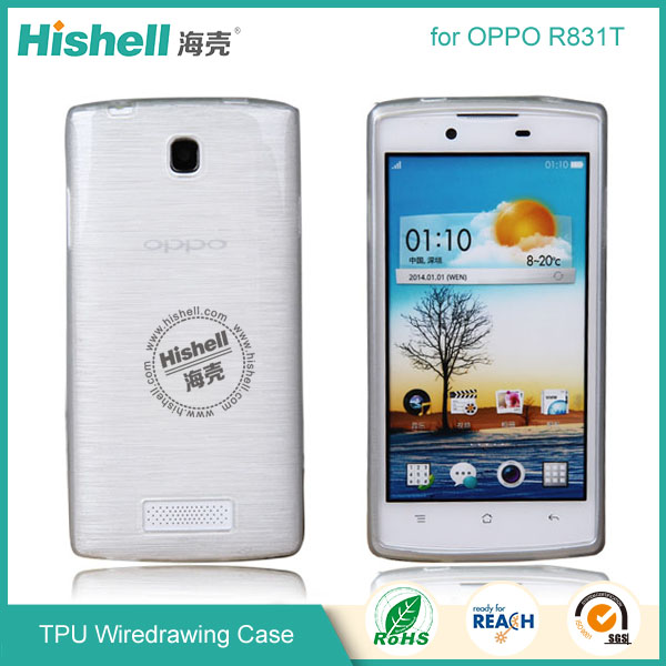 TPU Wiredrawing Phone Case for OPPO R831T