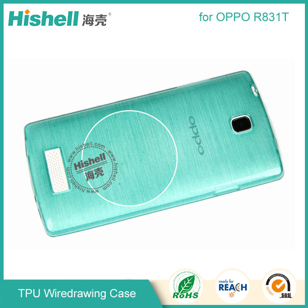 TPU Wiredrawing Phone Case for OPPO R831T