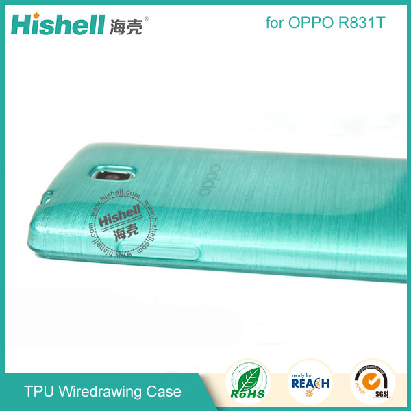 TPU Wiredrawing Phone Case for OPPO R831T