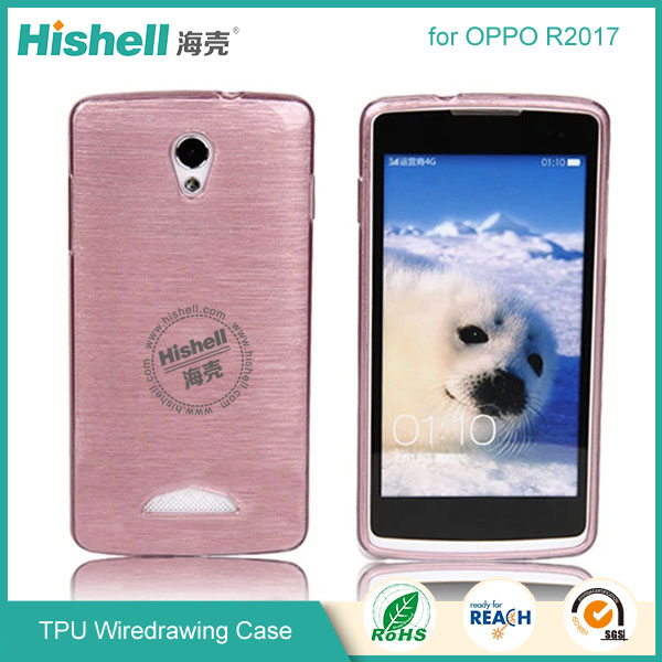 TPU Wiredrawing Phone Case for OPPO R2017