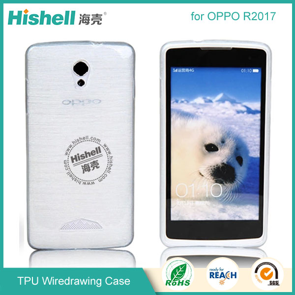 TPU Wiredrawing Phone Case for OPPO R2017
