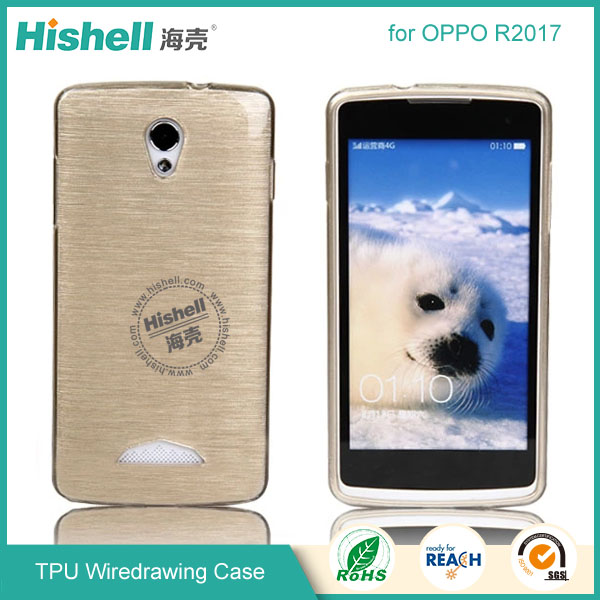 TPU Wiredrawing Phone Case for OPPO R2017