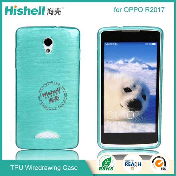 TPU Wiredrawing Phone Case for OPPO R2017