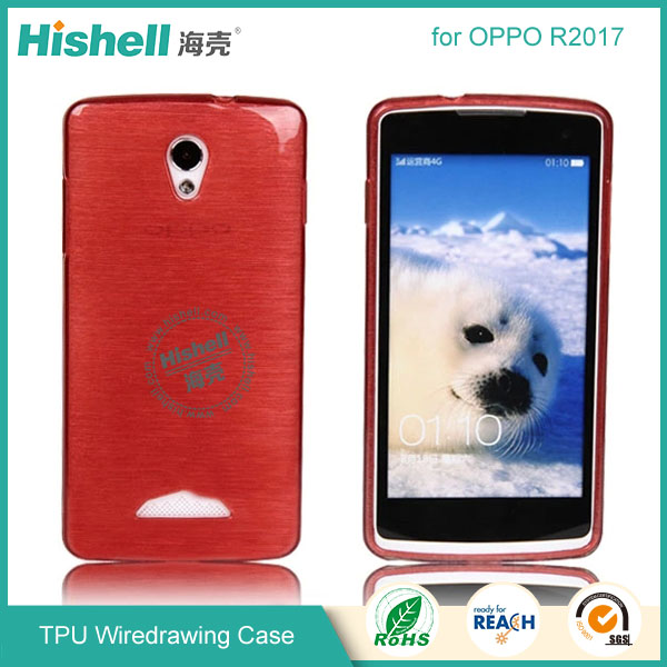 TPU Wiredrawing Phone Case for OPPO R2017