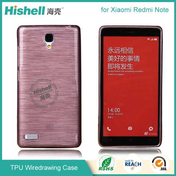 TPU Wiredrawing Phone Case for Xiaomi Redmi Note