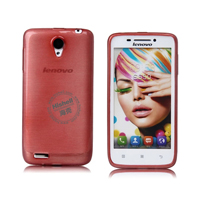 TPU Wiredrawing Phone Case for Lenovo S650